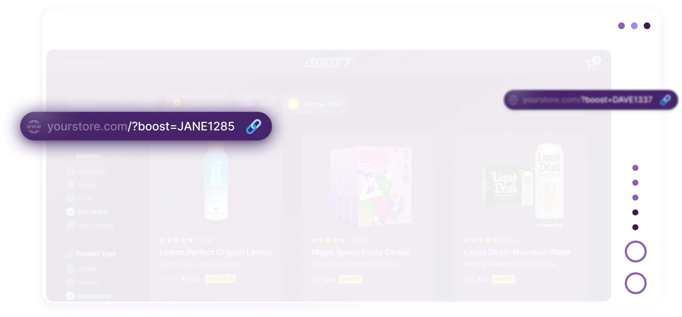 Mockup showing the checkout upsell in action.